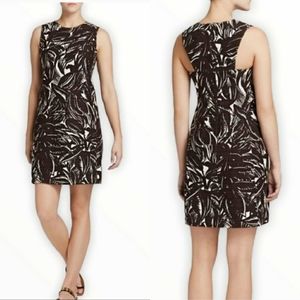 Tory Burch Tabora Palm Leaf Linen Dress Brown 4